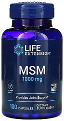 Life Extension MSM 1000 мг, 100 капс