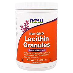 NOW Lecithin Granules, 454 гр