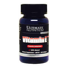Ultimate Nutrition Vitamin E, 100 капс