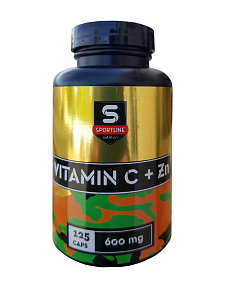 Sportline Nutrition Vitamin C + Zn, 125 капс