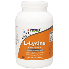 NOW L-Lysine Pure Powder, 454 гр