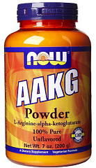 NOW AAKG Pure Powder, 200 гр