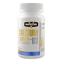 Maxler Calcium Citrate + D3, 120 таб