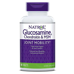 Natrol Glucosamine Chondroitin MSM, 90 таб