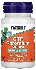NOW Chromium Picolinate, 100 капс