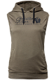 Gorilla Wear GW-91502\KHAKI Безрукавка женская с капюшоном "Selma"