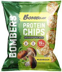 Bombbar Чипсы цельнозерновые протеиновые, 50 гр