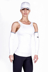 Nebbia 268 Cutaway Fitness Tank Top , белый