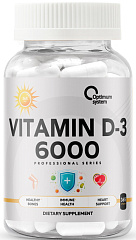 Optimum System Vitamin D-3 6000, 365 капс