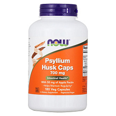 NOW Psyllium Husk 700 mg, 180 капс