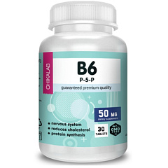 Chikalab Vitamin B6 (пиридоксаль 5-фосфат), 30 таб