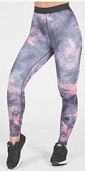 Gorilla Wear GW-91954\HG-PINK Лосины женские "Colby", серые-розовые