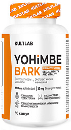 Kultlab Yohimbe 300 mg, 90 капс