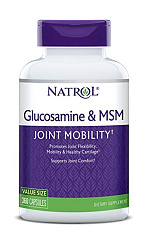 Natrol Glucosamine MSM, 90 таб