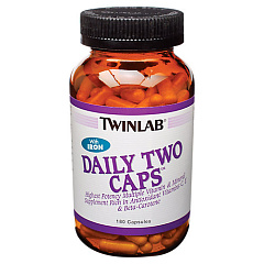 Twinlab Daily Two Caps, 180 капс