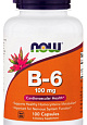 NOW Vitamin B-6 100 мг, 100 капс