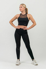 Nebbia 443 FIT Activewear High-Waist Leggings, чёрный