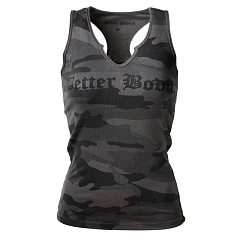 Better bodies 110668-944 Спортивная майка V-Neck Cut Rib Tank, camoprint