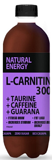 Natural Energy L-Carnitine 3000 + Taurine + Caffeine + Guarana, 500 мл