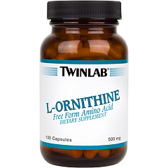 Twinlab L-Ornithine, 100 капс