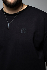 Kultlab Мужская футболка Oversize Logo, чёрная