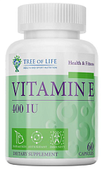 Tree of Life Vitamin E 400 IU, 60 капс