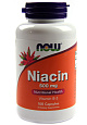 NOW Niacin 500 мг, 100 капс