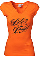 Better bodies 110753-240 Футболка raw energy tee, оранжевая