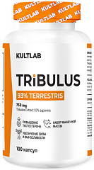 Kultlab Tribulus 93%, 100 капс