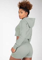 Gorilla Wear GW-91523\LGN Женская укороченная толстовка "Pixley"