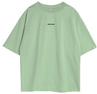 Kultlab Мужская футболка Oversize Merch, зелёная - чёрная