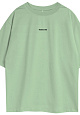 Kultlab Мужская футболка Oversize Merch, зелёная - чёрная