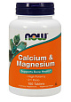 NOW Calcium-Magnesium 500/250 мг, 100 таб