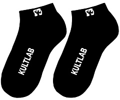 Kultlab Носки чёрные короткие (38-41), пара
