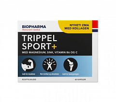 Biopharma Trippel Sport+ ZMA, 60 капс