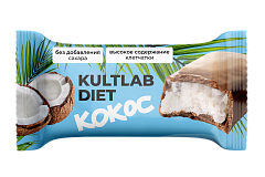 Kultlab Diet Кокос Шоубокс, 8 шт х 20гр