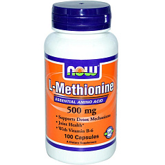 NOW L-Methionine 500 mg, 100 капс