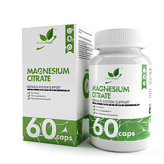 NaturalSupp Magnesium Citrate, 60 капс