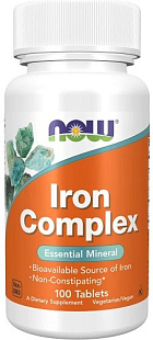 NOW Iron Complex, 100 таб