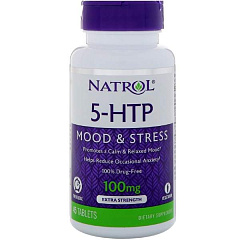Natrol 5-HTP 100 mg, 45 таб