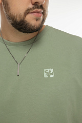 Kultlab Мужская футболка Oversize Merch, зелёная - зелёная