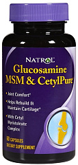 Natrol Glucosamine Chondroitin MSM, 60 таб