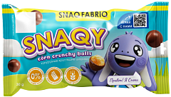 SNAQ FABRIQ SNAQY Шарики кукурузные в шоколаде, 30 г