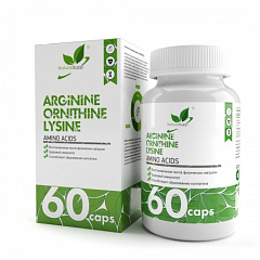 NaturalSupp Arginine Ornithine Lysine, 60 капс