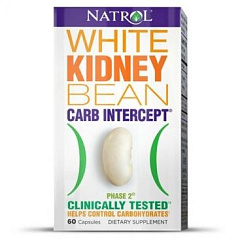 Natrol White Kidney Bean Carb Intercept, 60 капс