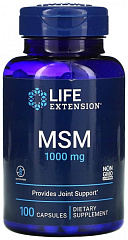 Life Extension MSM 1000 мг, 100 капс