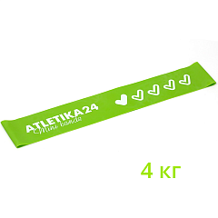 Atletika24 Mini Bands Зеленая петля 4 кг