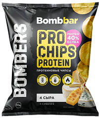 Bombbar Чипсы цельнозерновые протеиновые Pro Chips, 50 гр