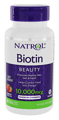 Natrol Biotin 10 000 mcg, 60 таб