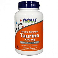 NOW Taurine 1000 mg, 100 капс